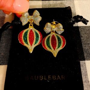 BaubleBar Christmas Earrings